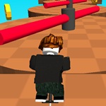 Juego 3D de saltos en un palo saltarín